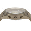 Michael Kors Warren Chronograph Beige Dial Beige Nylon Strap Watch for Men - MK9145