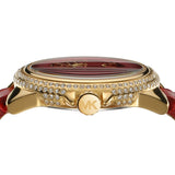  Shop Authentic Michael Kors Camille Three-Hand Red Dial Red Leather Strap Watch for Women - MK4750 - Luxxuri