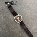 Shop Authentic Emporio Armani Claudio Chronograph Brown Dial Brown Leather Strap Watch For Men - AR11482 - Luxxuri
