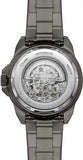  Shop Authentic Fossil Bronson Automatic Skeleton Black Dial Grey Steel Strap Watch for Men - ME3218 - Luxxuri