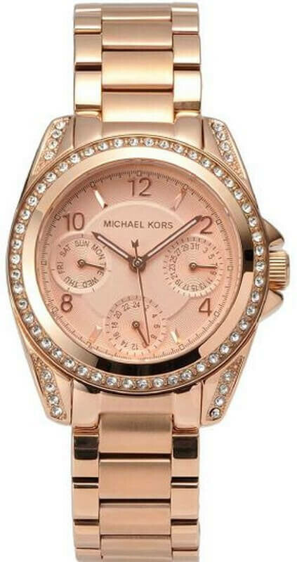  Shop Authentic Michael Kors Blair Rose Gold Dial Rose Gold Steel Strap Watch for Women - MK5613 - Luxxuri