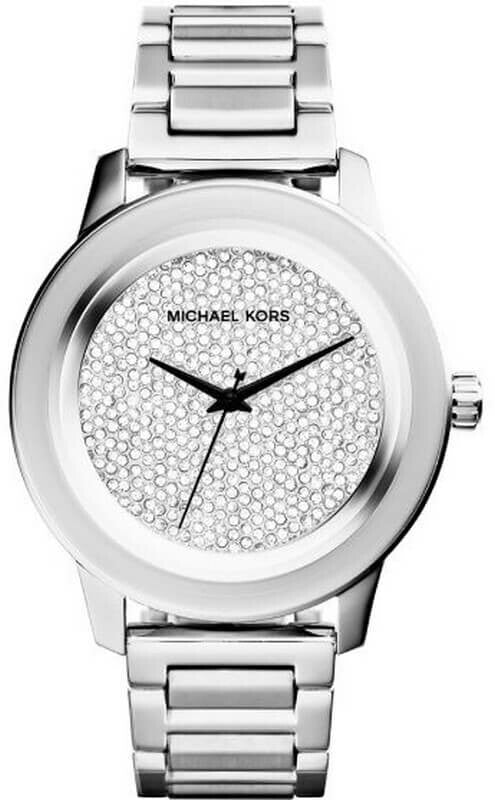  Shop Authentic Michael Kors Kinley Diamond Pave Silver Dial Silver Steel Strap Watch for Women - MK5996 - Luxxuri