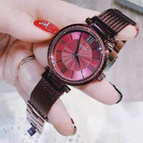  Shop Authentic Guess Soho Pink Dial Pink Mesh Bracelet Watch For Women - W0638L6 - Luxxuri