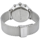 Shop Authentic Calvin Klein High Noon Chronograph Black Dial Silver Mesh Bracelet Watch for Men - K8M27121 - Luxxuri