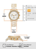  Shop Authentic Michael Kors Runway Pavé Chronograph White Dial White Acetate Strap Watch for Women - MK7476 - Luxxuri