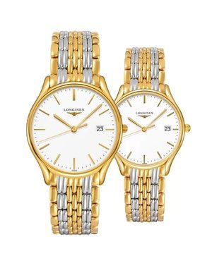  Shop Authentic Longines Lyre Quartz White Dial Gold Stainless Steel Watch for Women - L4.859.2.12.7 - Luxxuri