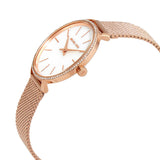  Shop Authentic Michael Kors Pyper Quartz Mother of Pearl White Dial Rose Gold Mesh Strap Watch For Women - MK4588 - Luxxuri