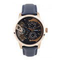  Shop Authentic Fossil Townsman Twist Skeleton Blue Dial Blue Leather Strap Watch for Men -  ME1138 - Luxxuri