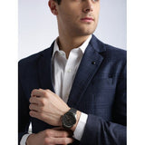  Shop Authentic Hugo Boss Onyx Grey Dial Black Leather Strap Watch for Men - 1513366 - Luxxuri