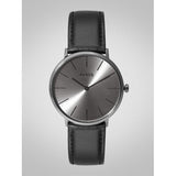  Shop Authentic Hugo Boss Modern Grey Dial Black Leather Strap Watch for Men - 1513540 - Luxxuri