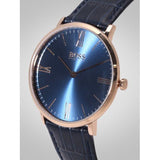  Shop Authentic Hugo Boss Jackson Blue Dial Black Leather Strap Watch for Men - 1513371 - Luxxuri