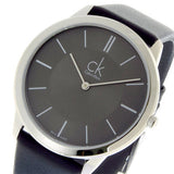  Shop Authentic Calvin Klein Minimal Black Dial Black Leather Strap Watch for Men - K3M211C4 - Luxxuri