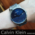  Shop Authentic Calvin Klein City Blue Dial Silver Steel Strap Watch for Men - K2G2G14Q - Luxxuri