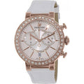  Shop Authentic Swarovski Citra Sphere Chrono White Dial White Leather Strap Watch for Women - 5080602 - Luxxuri