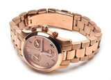  Shop Authentic Michael Kors Runway Chronograph Rose Gold Dial Rose Gold Steel Strap Watch for Women - MK5430 - Luxxuri