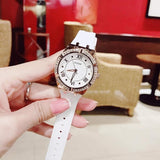  Shop Authentic Guess Cosmo Diamonds Silver Dial White Rubber Strap Watch for Women - GW0034L2 - Luxxuri