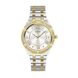  Shop Authentic Guess Cosmo Diamonds Silver Dial Two Tone Steel Strap Watch for Women - GW0033L4 - Luxxuri