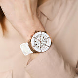  Shop Authentic Guess Athena White Dial White Rubber Strap Watch For Women - GW0030L3 - Luxxuri