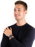  Shop Authentic Tommy Hilfiger Gavin Blue Dial Blue Leather Strap Watch for Men - 1791468 - Luxxuri