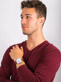  Shop Authentic Tommy Hilfiger Landon Chronograph White Dial Brown Leather Strap Watch for Men - 1791531 - Luxxuri