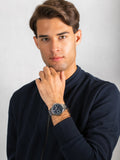  Shop Authentic Tommy Hilfiger London Chronograph Quartz Blue Dial Silver Steel Strap Watch for Men - 1791534 - Luxxuri