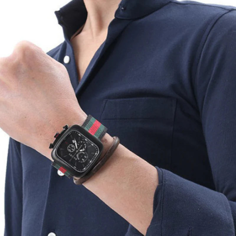  Shop Authentic Gucci Coupe Chronograph Quartz Black Two Tone NATO Strap Watch For Men - YA131202 - Luxxuri