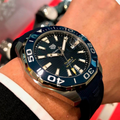  Shop Authentic Tag Heuer Aquaracer Blue Dial Watch for Men - WAY201B.FT6150 - Luxxuri