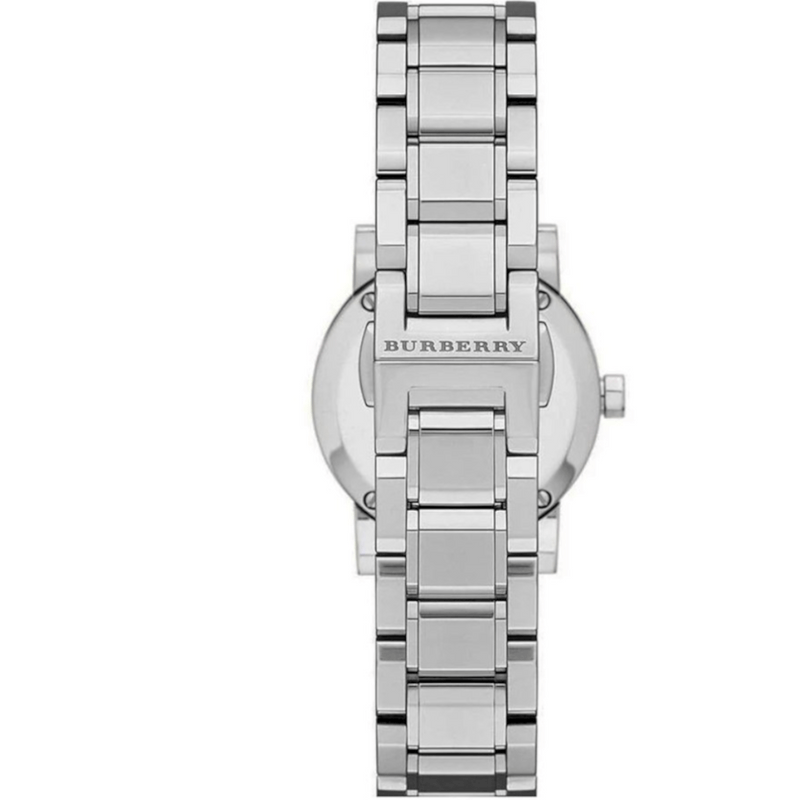  Shop Authentic Burberry The City Diamonds Silver Dial Silver Steel Strap Watch for Women - BU9229 - Luxxuri
