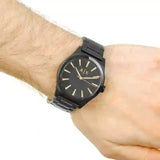  Shop Authentic Armani Exchange Nico Analog Black Dial Black Steel Strap Watch For Men - AX7102 - Luxxuri