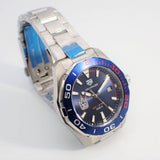  Shop Authentic Tag Heuer Aquaracer Henrik Lundqvist Special Edition Blue Dial Silver Steel Strap Watch for Men - WAY101J.BA0746 - Luxxuri