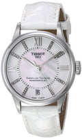  Shop Authentic Tissot Chemin Des Tourelles Powermatic 80 Lady White Dial White Leather Strap Watch For Women - T099.207.16.116.00 - Luxxuri