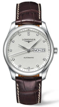  Shop Authentic Longines Master Collection Automatic 38.5mm Silver Diamond Dial Brown Leather Strap Watch for Men - L2.755.4.77.3 - Luxxuri