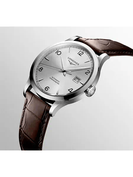  Shop Authentic Longines Record Automatic Stainless Steel 40mm Watch for Men - L2.821.4.76.2 - Luxxuri