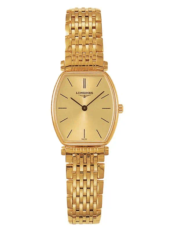  Shop Authentic Longines La Grande Classique Tonneau 22 Yellow Gold Watch for Women - L4.205.2.32.8 - Luxxuri