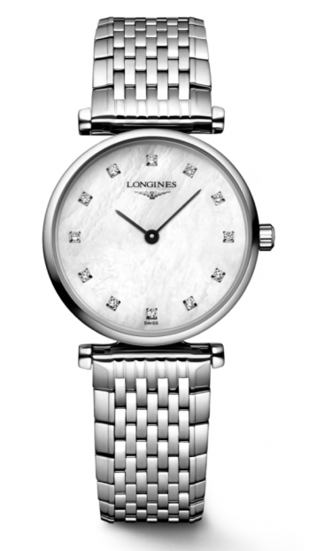  Shop Authentic Longines La Grande Classique Diamonds White Dial Silver Steel Strap Watch for Women - L4.209.4.87.6 - Luxxuri
