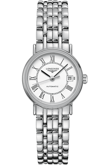  Shop Authentic Longines Presence 25.5mm Automatic Stainless Steel Watch for Women - L4.321.4.11.6 - Luxxuri