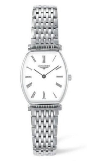  Shop Authentic Longines La Grande Classique de Longines Tonneau White Dial Silver Steel Strap Watch for Women - L4.205.4.11.6 - Luxxuri