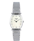  Shop Authentic Longines La Grande Classique de Longines Tonneau White Dial Silver Steel Strap Watch for Women - L4.205.4.87.6 - Luxxuri