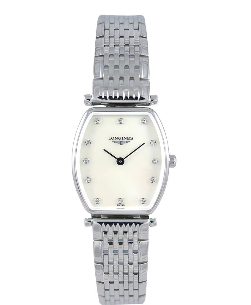  Shop Authentic Longines La Grande Classique de Longines Tonneau White Dial Silver Steel Strap Watch for Women - L4.205.4.87.6 - Luxxuri