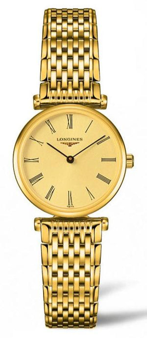  Shop Authentic Longines La Grande Classique de Longines Gold Dial Gold Mesh Bracelet Watch for Women - L4.209.2.31.8 - Luxxuri