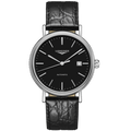  Shop Authentic Longines Presence 38.5mm Automatic Black Dial Black Leather Strap Watch for Men - L4.921.4.52.2 - Luxxuri