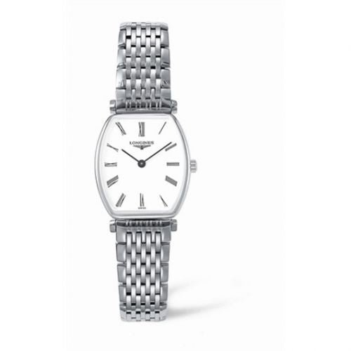  Shop Authentic Longines La Grande Classique de Longines Tonneau White Dial Silver Steel Strap Watch for Women - L4.205.4.11.6 - Luxxuri