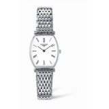  Shop Authentic Longines La Grande Classique de Longines Tonneau White Dial Silver Steel Strap Watch for Women - L4.205.4.11.6 - Luxxuri