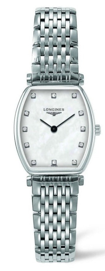  Shop Authentic Longines La Grande Classique de Longines Tonneau White Dial Silver Steel Strap Watch for Women - L4.205.4.87.6 - Luxxuri