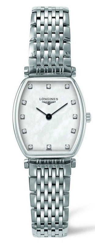  Shop Authentic Longines La Grande Classique de Longines Tonneau White Dial Silver Steel Strap Watch for Women - L4.205.4.87.6 - Luxxuri