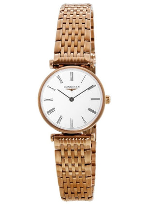  Shop Authentic Longines La Grande Classique White Dial Rose Gold Mesh Bracelet Watch for Women - L4.209.1.91.8 - Luxxuri