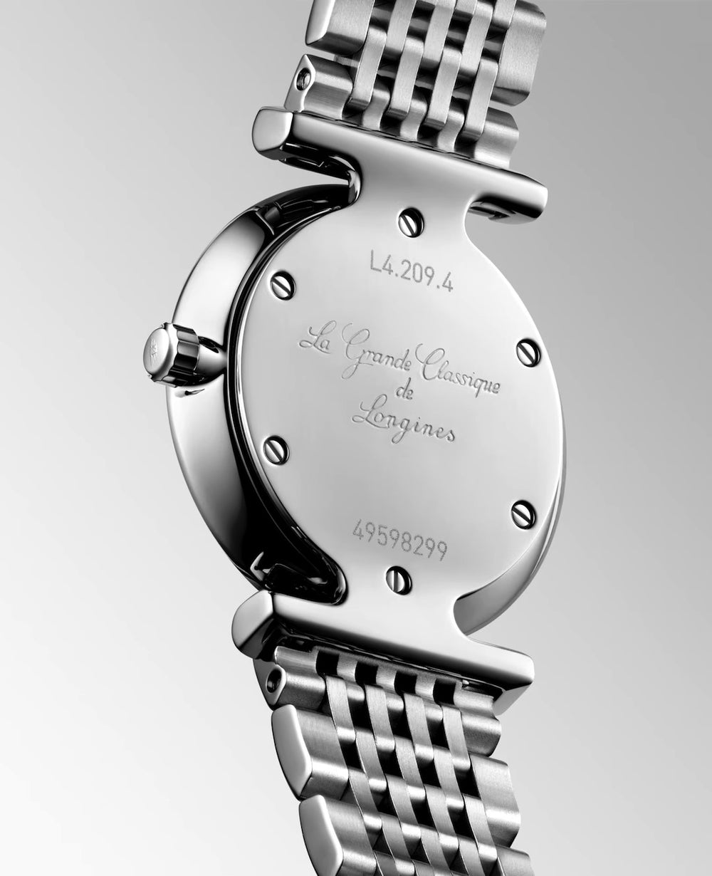  Shop Authentic Longines La Grande Classique White Dial Silver Steel Strap Watch for Women - L4.209.4.71.6 - Luxxuri