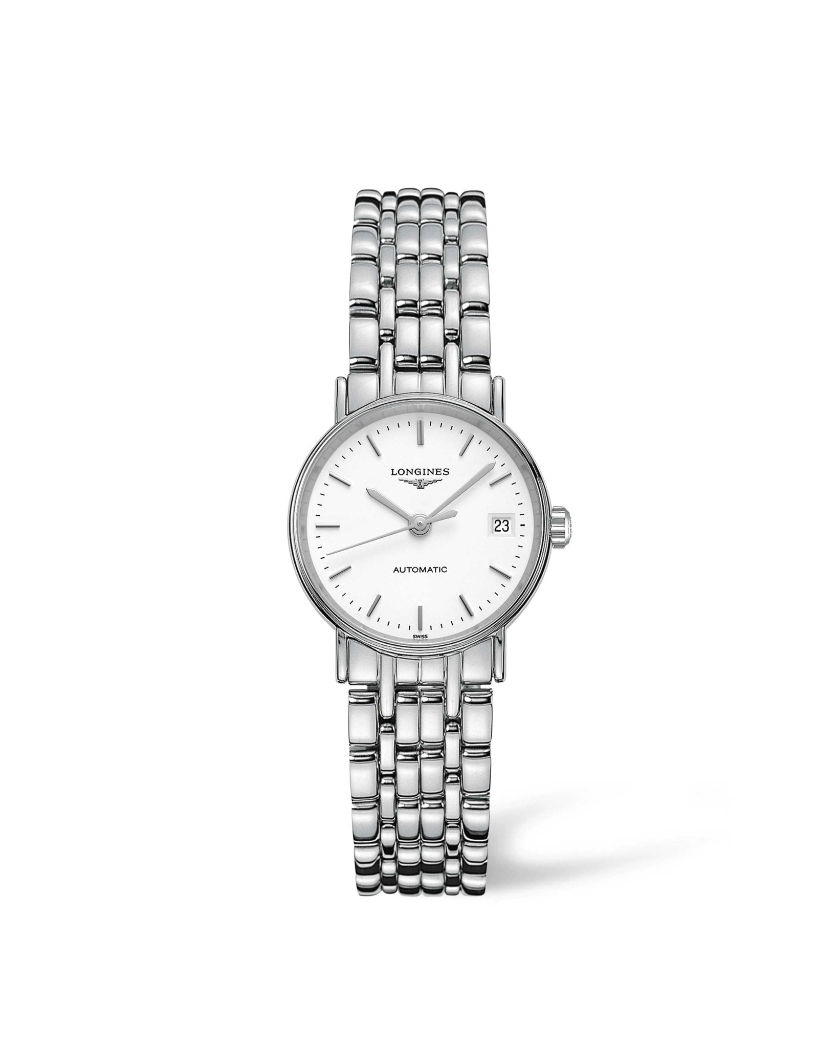  Shop Authentic Longines Presence 25.5mm Automatic Stainless Steel Watch for Women - L4.321.4.12.6 - Luxxuri
