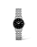  Shop Authentic Longines Presence 25.5mm Automatic Black Dial Silver Steel Strap Watch for Women - L4.321.4.52.6 - Luxxuri