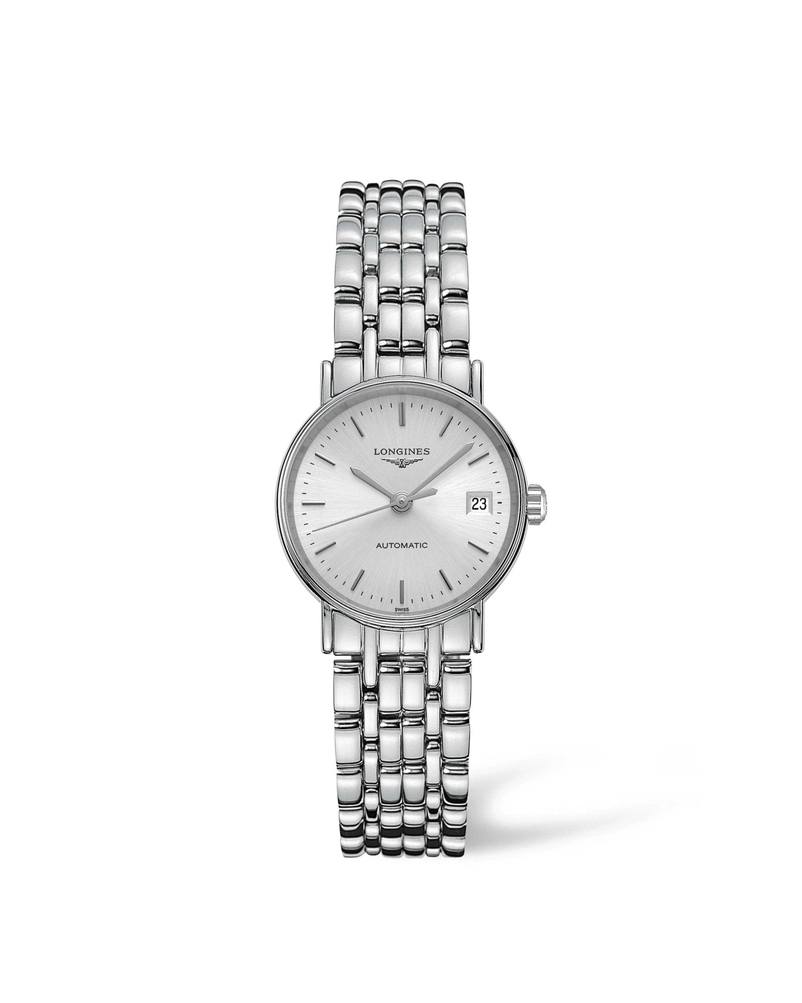  Shop Authentic Longines Presence 25.5mm Automatic Stainless Steel Watch for Women - L4.321.4.72.6 - Luxxuri